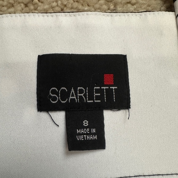 👗Scarlett Black & White Dress size 8 (363) - Picture 4 of 12